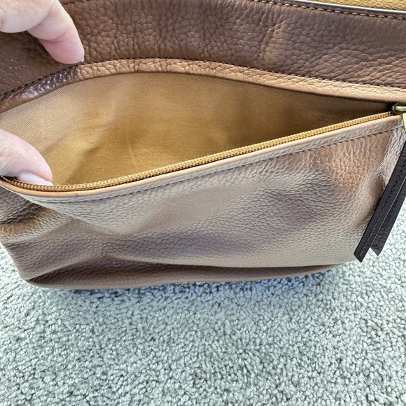 Fossil‎ Brown Leather Crossbody Shoulder Bag - Picture 5 of 13